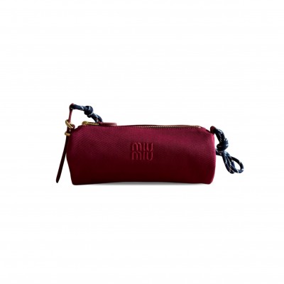 MIU MIU GABARDINE POUCH 5NE853 (22*9*9cm)